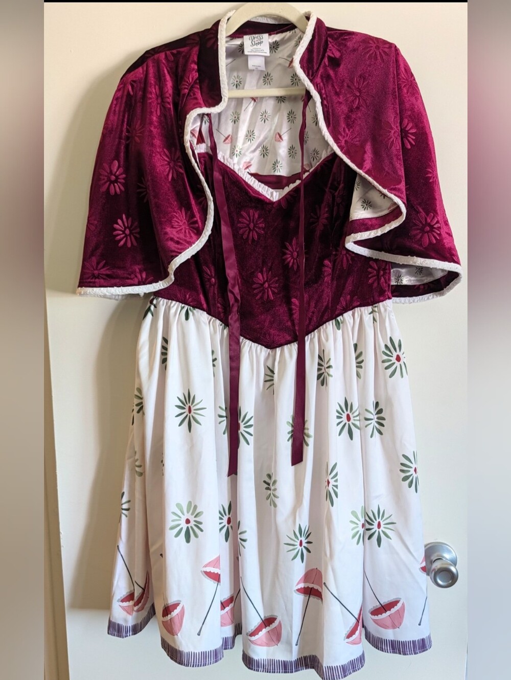 XL Tightrope Walker Dress And Cape
